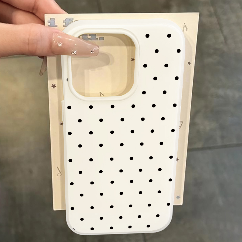 Tablet And Accessories Case - Minimalistische Polka Dot Stofdichte Hoes Voor