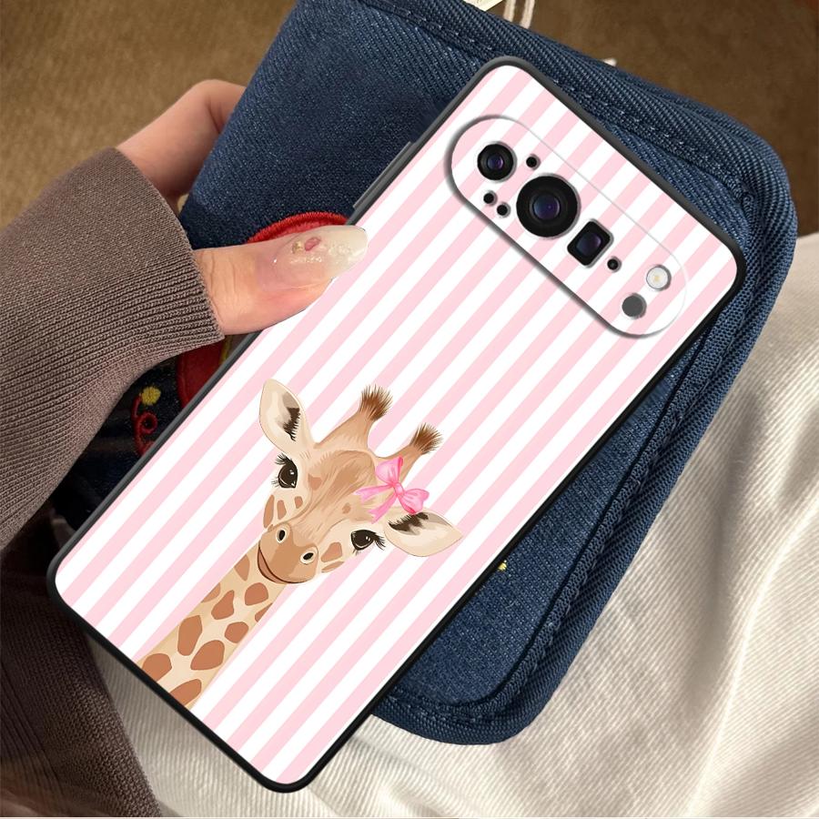 Tablet And Accessories Case - Cartoon Giraffe Funda Telefoon Cover Case
