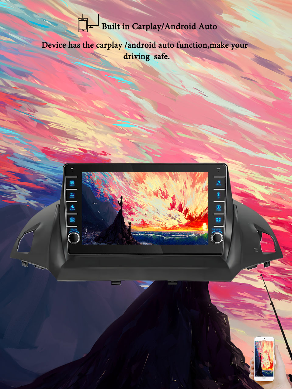 Tablet Danish Mobile & Accessories - 8G + 128G Android 14 Voor