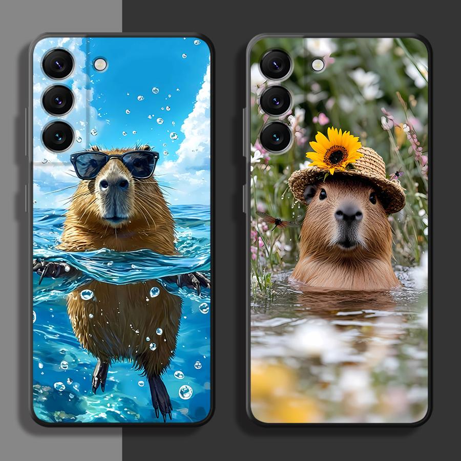 Tablet And Accessories Case - Vakantie Capibara hoesje voor Samsung Galaxy
