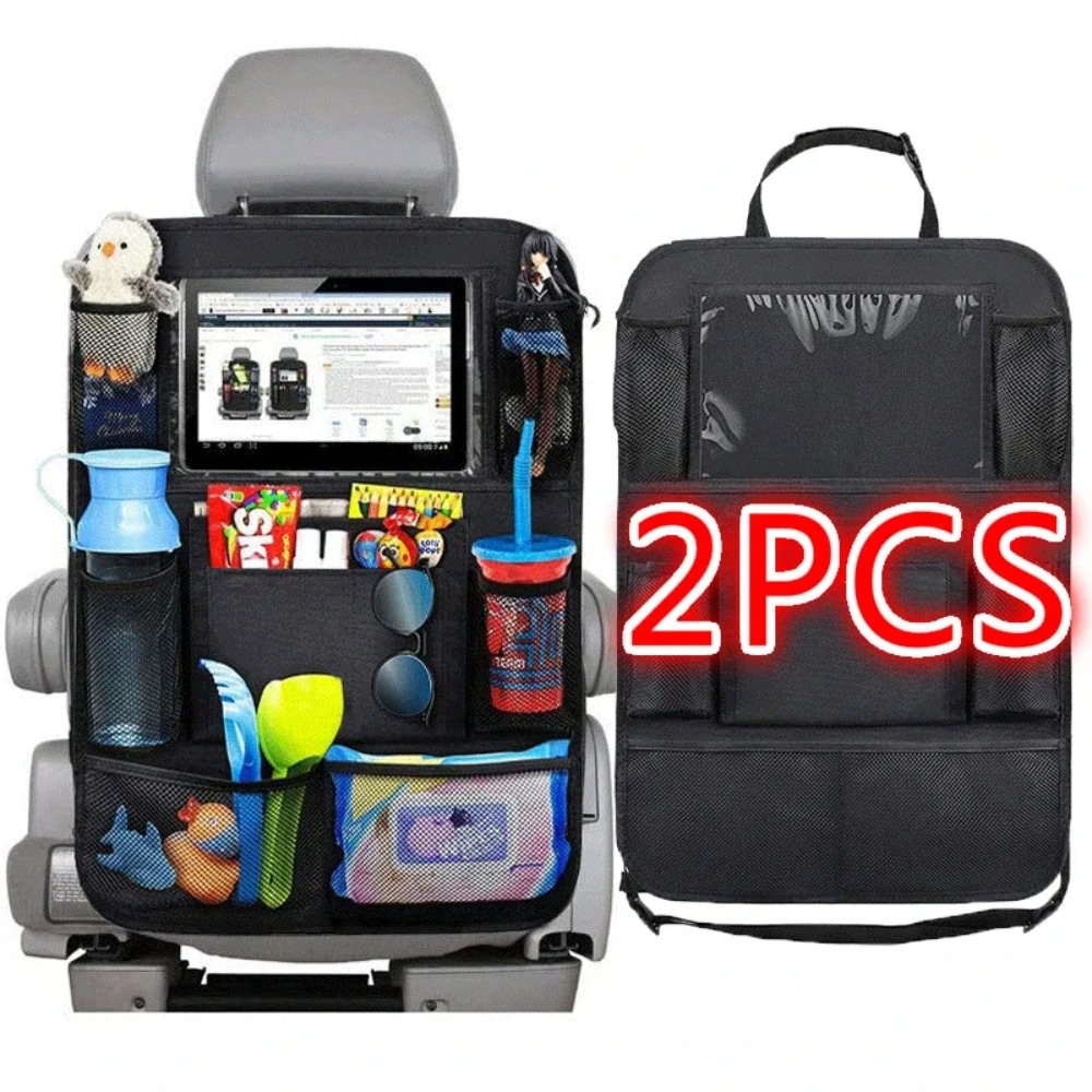 Tablet Accessories For Kids - Autostoel-organizer 9 opbergvakken met touchscreen tablethouder