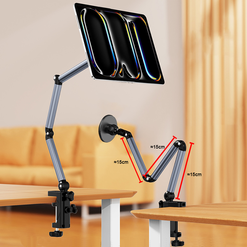 Cheap Tablet Accessories - Magnetische tabletstandaard, opvouwbare tabletarm, iPad bureaubevestiging