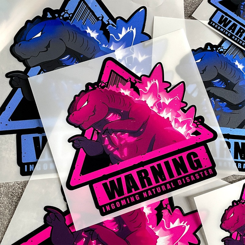 Tablet Computer Accessories - Hot Selling autostickers Monsters Godzilla Gepersonaliseerde