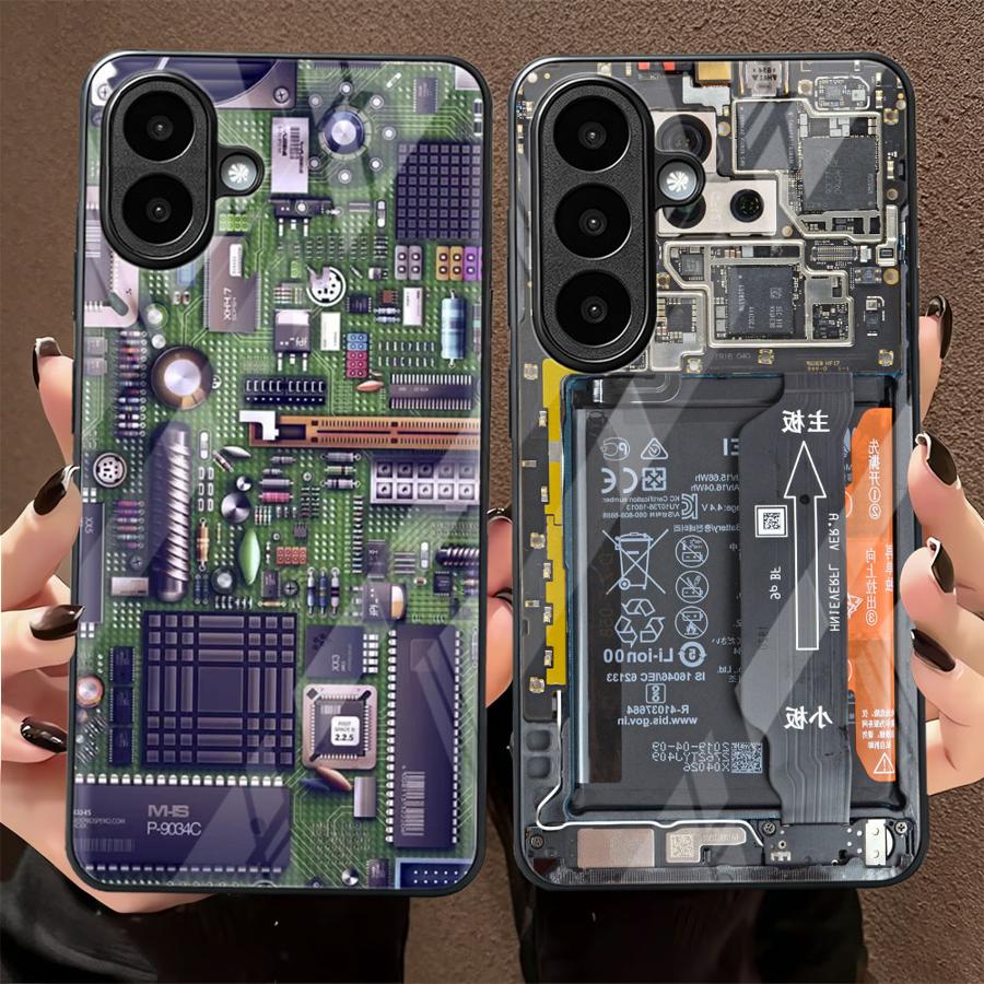 Tablet And Accessories Case - Glazen telefoonhoesje voor Samsung Galaxy A22