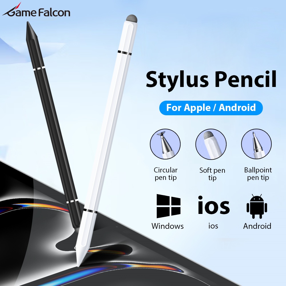 Tablet Pencil Accessories - 3-in-1 Magnetische Capacitieve Stylus Pen voor
