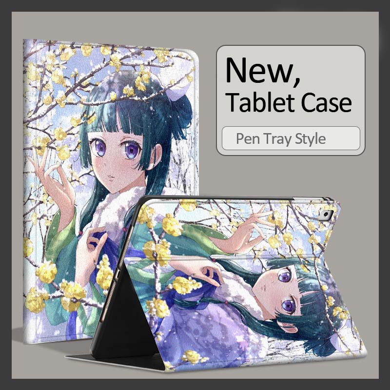 Cool Tablet Accessories - Paarse Anime Maomao hoes voor Xiaomi