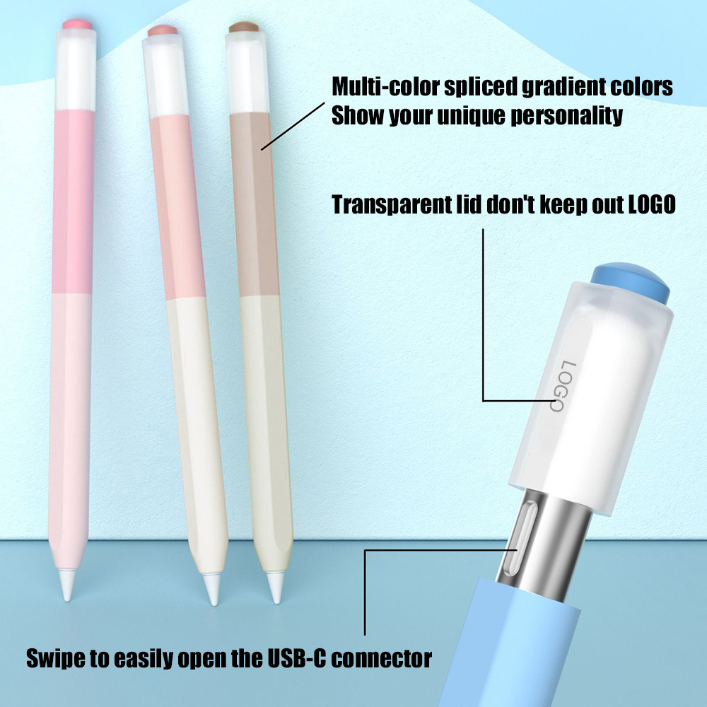 Kleurrijk siliconen penhoesje  - Tablet Stylus Accessories recensie en prijs