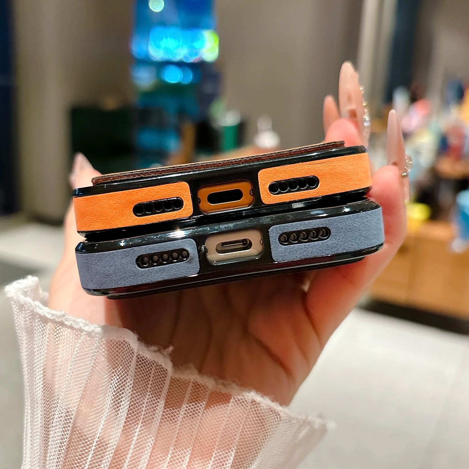 Portemonnee Kaarthouder Suède  - Iphone Tablet Accessories recensie en prijs