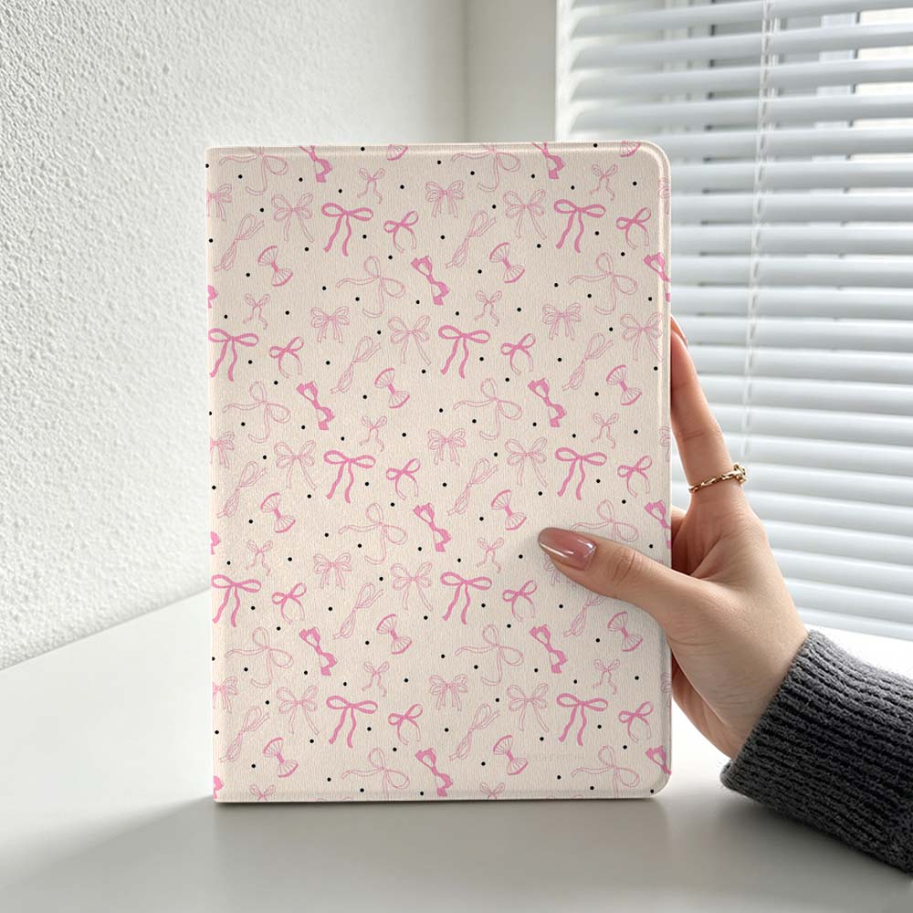 Minimalistisch roze strikpatro - Lenovo Tablet M10 Accessories recensie en prijs