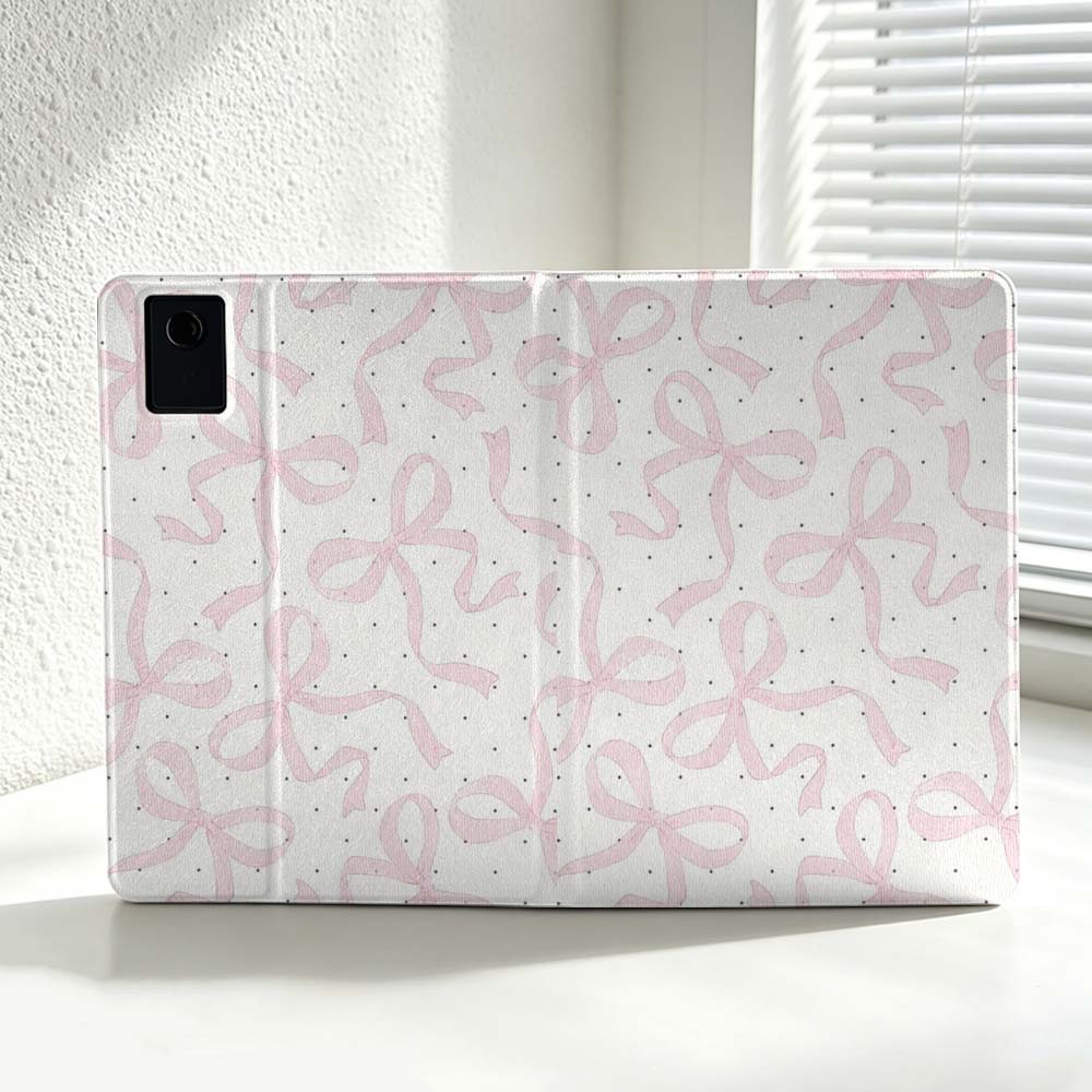 Minimalistisch roze strikpatro - Lenovo Tablet M10 Accessories recensie en prijs