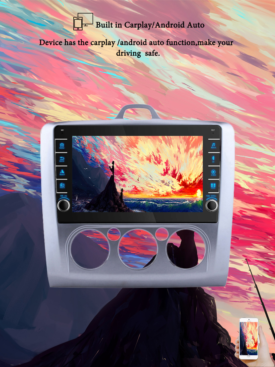 8G + 128G Android 14 Voor Ford - Tablet Danish Mobile & Accessories recensie en prijs